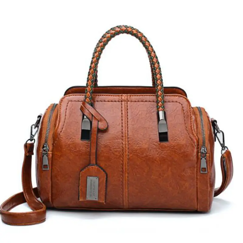 

2019 New Two side pocket Casual Tote Bag Designer Handbags High Quality Leather Luxury Crossbody Bags For Women Bag Z-50