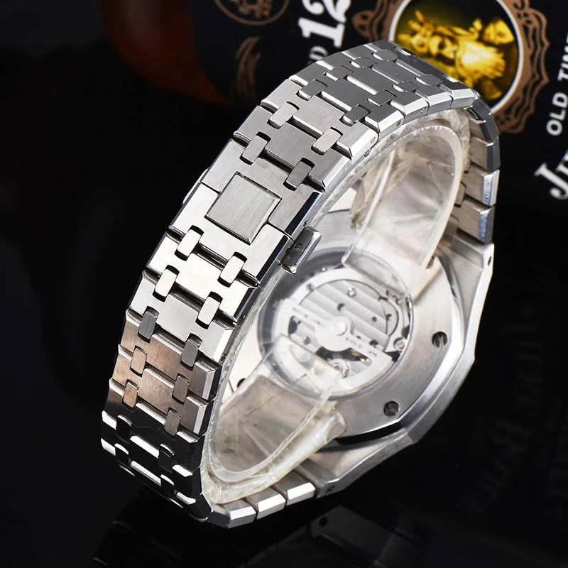 Мужские часы 41 мм Топ люксовый бренд модные спортивные автоматические механические часы для мужчин сапфировое стекло водонепроницаемые часы OUMASHI
