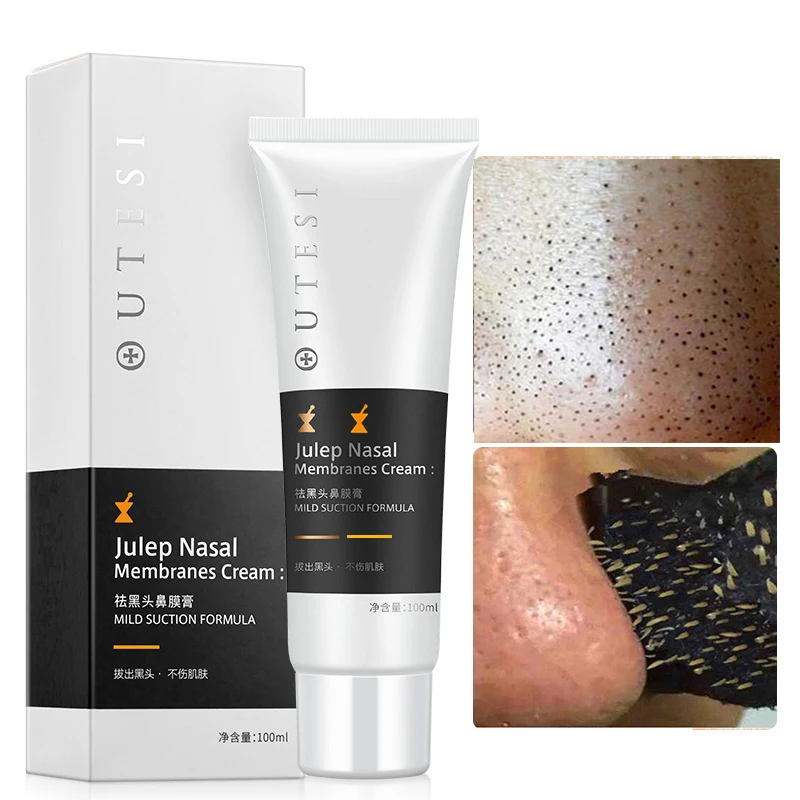 

100ML Bamboo Charcoal Blackhead Remover Acne Treatment Nose Oil-control Mud Pore Strip Mask Peel off Mask Nose Peel Skin Care