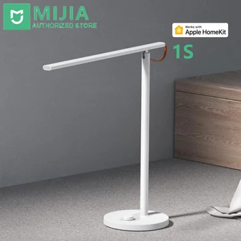 

Newest Xiaomi Table Desk Lamp 1s Mijia Smart Remote Control 4 Lighting Modes Dimming Reading Light Lamp With Mijia HomeKit APP