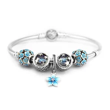 Сверкающие браслеты с сердечками с прозрачным фианитом стерлингового серебра 925 пробы-ювелирные изделия