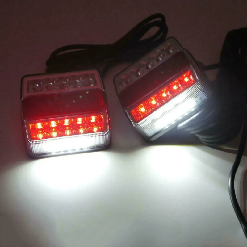 

Car Rear LED Submersible Trailer Tail Lights Set Boat Marker Truck Waterproof