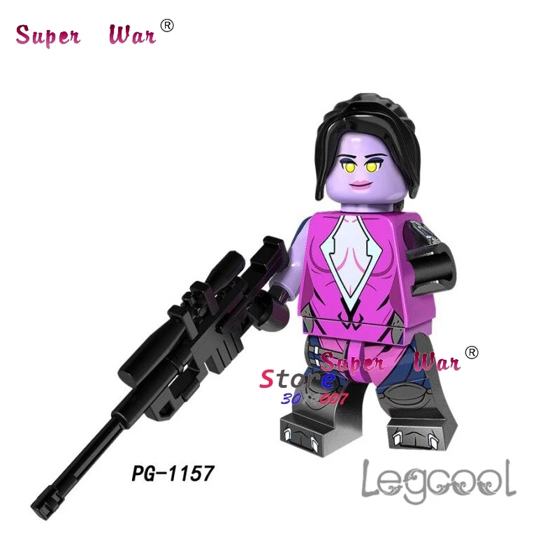

1PCS model building blocks action superheroes Overwatch series Widowmaker Collection diy toys for children gift