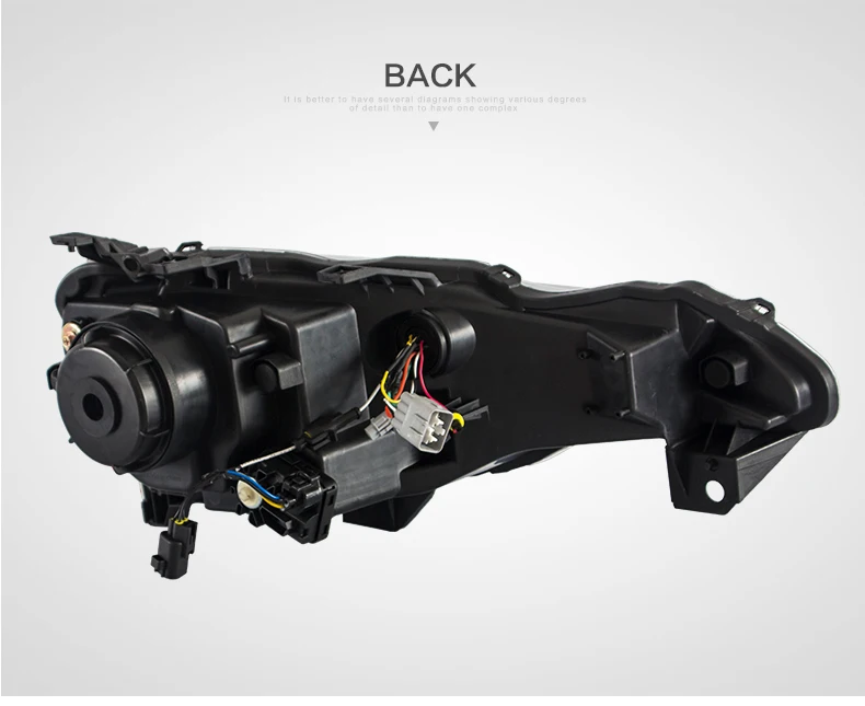 Vland автомобильный Стайлинг светодиодные фары для FT 86 & GT 2012 UP Головной фонарь SUBARU