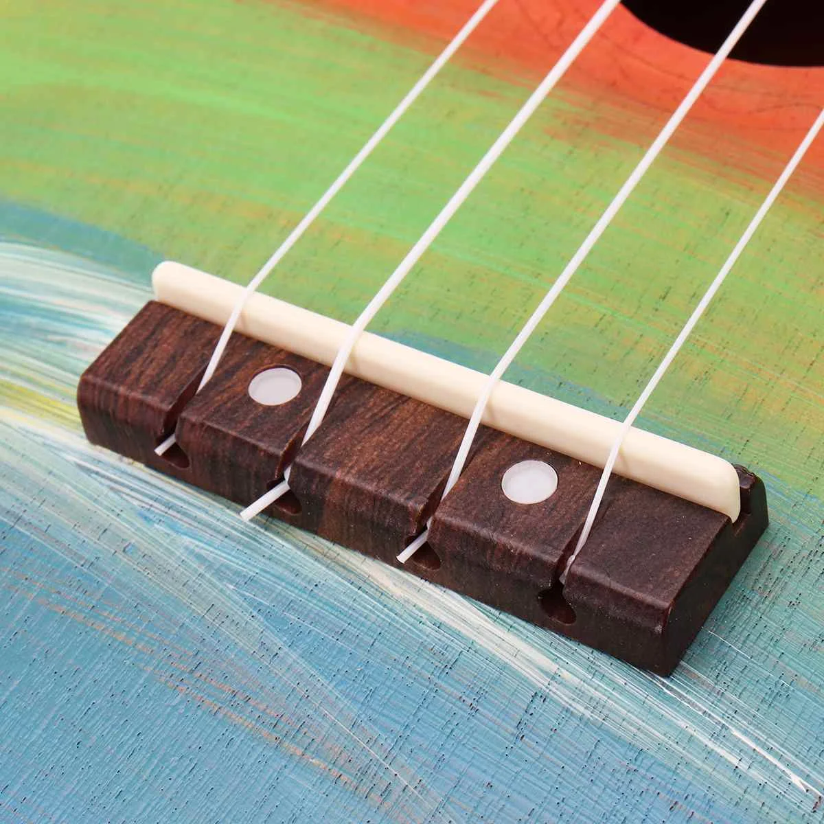 Укулеле, ручная роспись, комбо, 21 укулеле, черный сопрано, 4 струны, Уке, бас, струнный музыкальный инструмент, идеально подходит для начинающих