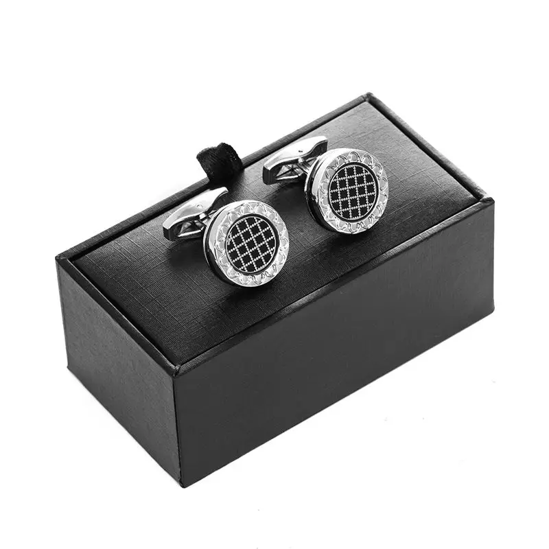 

High Quality Men's Cufflink Classic Silver Plating Wedding Cuff link 10196