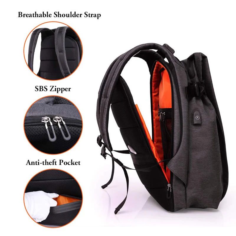 Tangcool Fashion Men Backpack for Laptop 17.3\