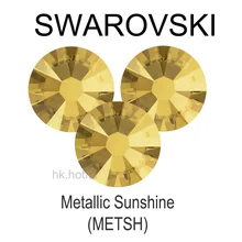 Элементы Swarovski металлическое солнце(метш)(без горячей фиксации/горячей фиксации) железо на(ss5-ss34)(2 мм-7 мм) плоские прозрачные стразы