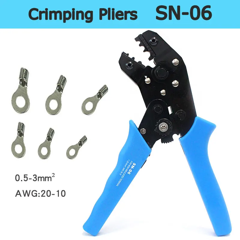European Style Multi function crimping pliers 0.5 3mm Terminal Clamp