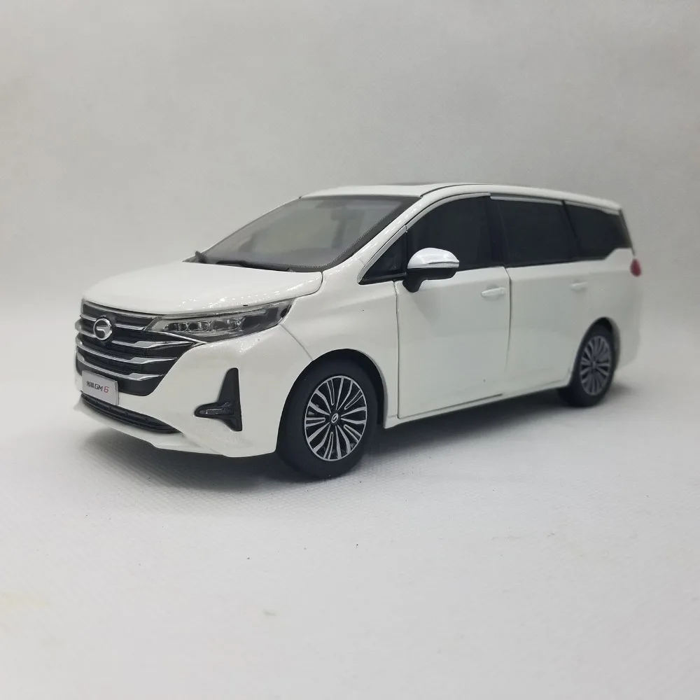 

1:24 Diecast Model for GAC Trumpchi GM6 2019 White Alloy Toy Car Miniature Collection Guangqi Chuangqi