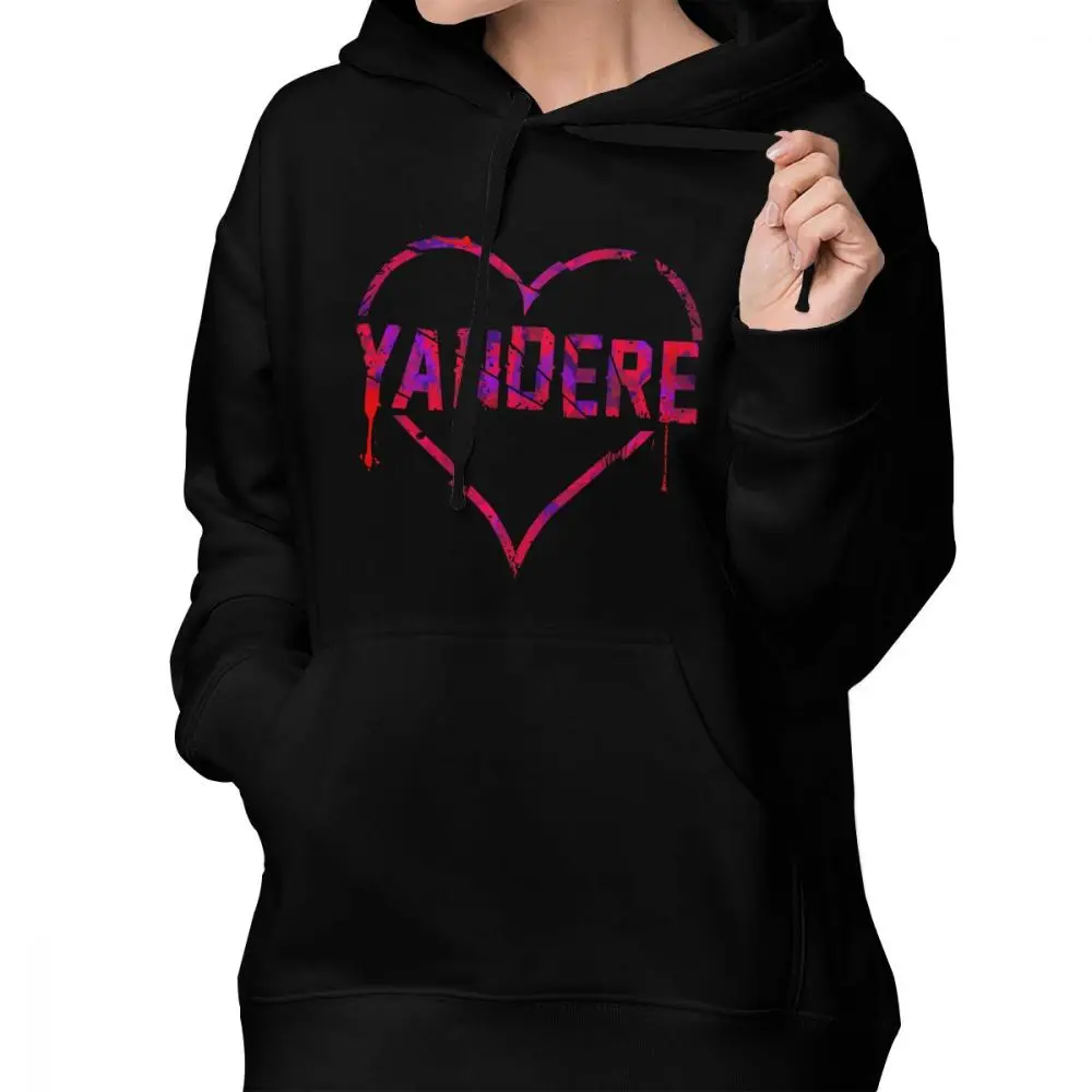  Notice Me Senpai Hoodie Yandere Hoodies XXL Kawaii Hoodies Women Street wear Navy Blue Cotton Long-