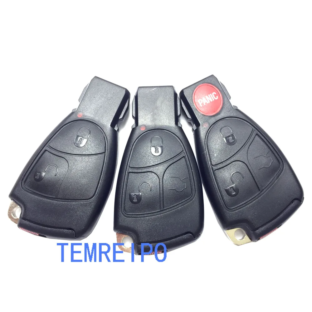 

10pcs/lot Key shell For mercedes Benz Smart Key Remote Case Shell for E C R CL GL SL CLK SLK No Chips Inside