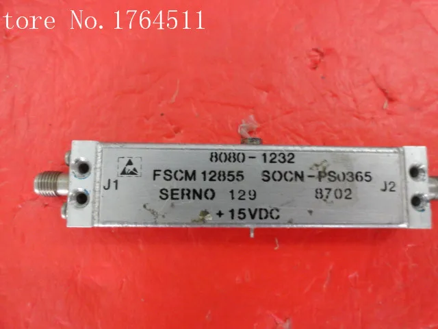 

[BELLA] 8080-1232 4.5-17GHz G:25dB 15V SMA supply amplifier