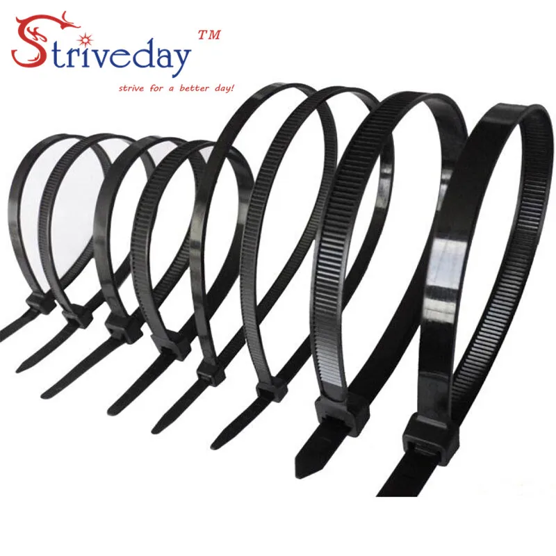 100 шт 4*100 мм высококачественные белые черные нейлоновые кабельные стяжки самоблокирующиеся кабельные аксессуары для проводов стяжки Экологичные стяжки