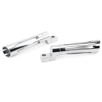 

GZYF 1 Pair Motorcycle Chrome Foot Pegs Pedal for Harley Sportster FXSB/SE FXS FXCW/C