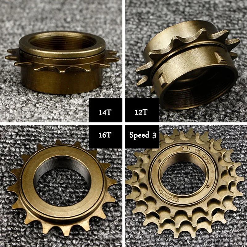 

Bicycle part 12T 14T 16T 19T 22T Fixed Gear Bicycle Freewheel Single Speed Flywheel Sprocket