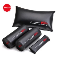 Noizzy Explorer power космический корабль, Автомобильная подушка для шеи, поясная подушка, ремень безопасности, наплечная Подушка, защита от пота, подголовник, комфорт для Ford Explorer