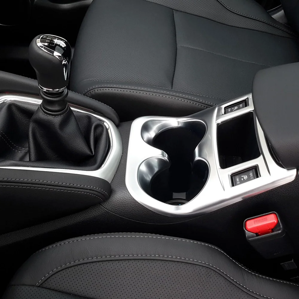 Для Nissan Qashqai 2014 2015 2016 матовый подстаканник бутылка с рамкой декоративная накладка