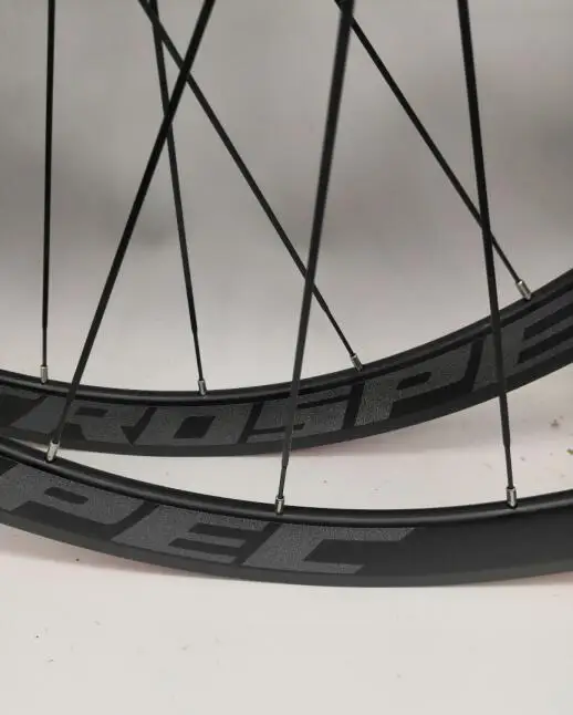 C6.0 700C Aluminum Alloy Road Bicycle 4 Perlin Bearings V Brake Wheels Flat Spokes Racing 36mm Rims Wheelset