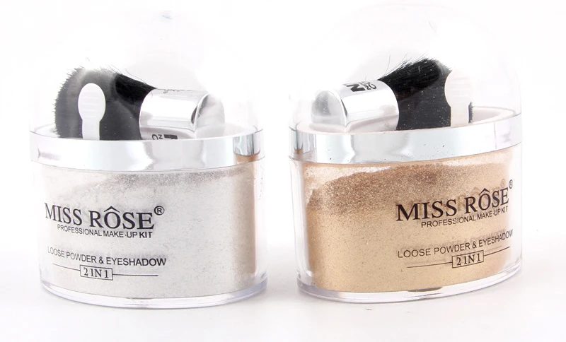 

2Pcs Eyeshadow Metallic Loose Powder Waterproof Shimmer Pigments Colors Eye Shadow Makeup Cosmetics