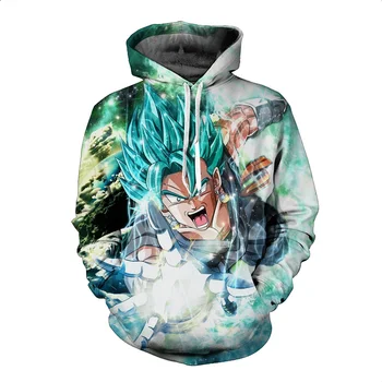 

Jumeast Men/Women Long Sleeve Outerwear Hoodie Dragon Ball Z Goku Hooded Sweatshirts Anime 3D Sweatshirt Hoodies Pullovers