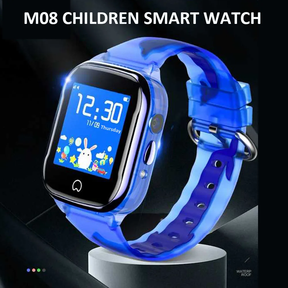 

Timethinker M08 Children Smart Watch with Camera Kids GPS Smartwatch SIM Card SOS Call Wristwatch Location Tracker vs Q50 Q90