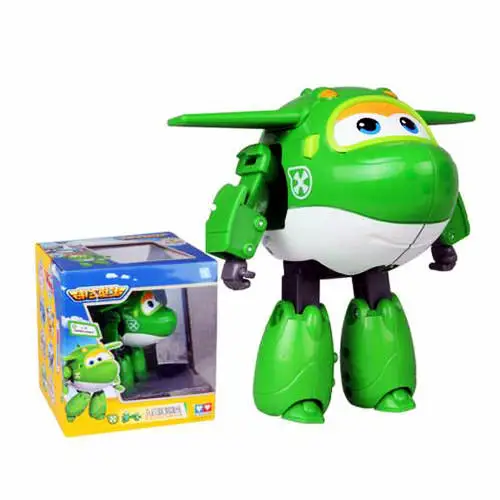 Большая! 15 см Супер Крылья ABS деформация самолет робот фигурки Супер крыло трансформация игрушка для детей подарок Brinquedos - Цвет: Original packing