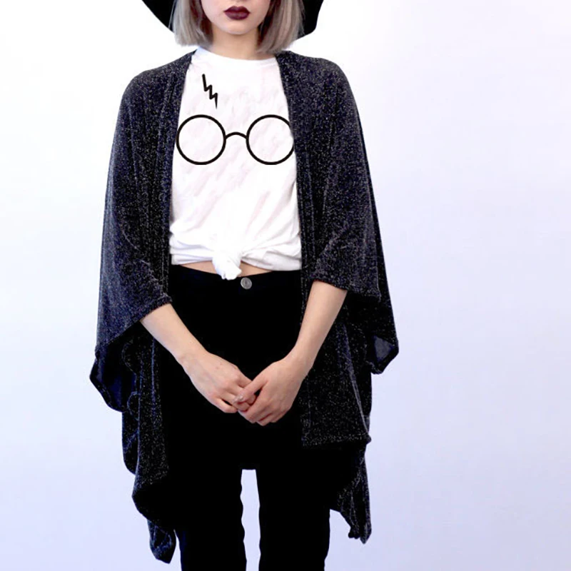 2017 New Womens Lightning Glasses Printed T-shirt Tees Harajuku Tshirt Plus Big Size | Женская одежда