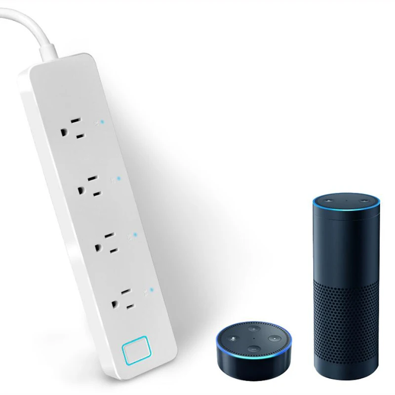 Умный удлинитель с Wi Fi/стабилизатор напряжения голосовое управление Alexa