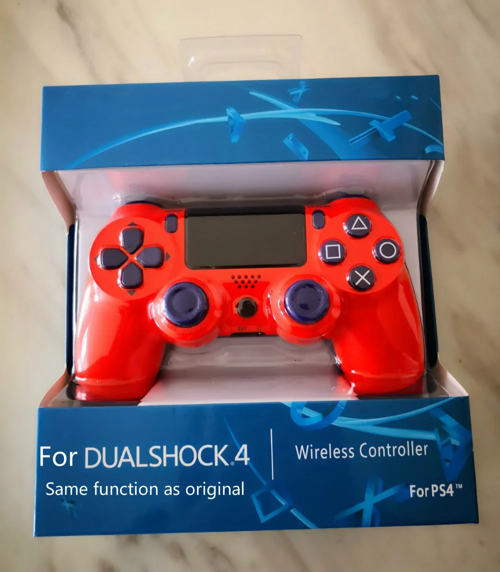 

Orange Six-axis 2nd Generation For PS4 Gamepad controller ps4 wireless game controller ps4 Bluetooth 4.0 new with lights