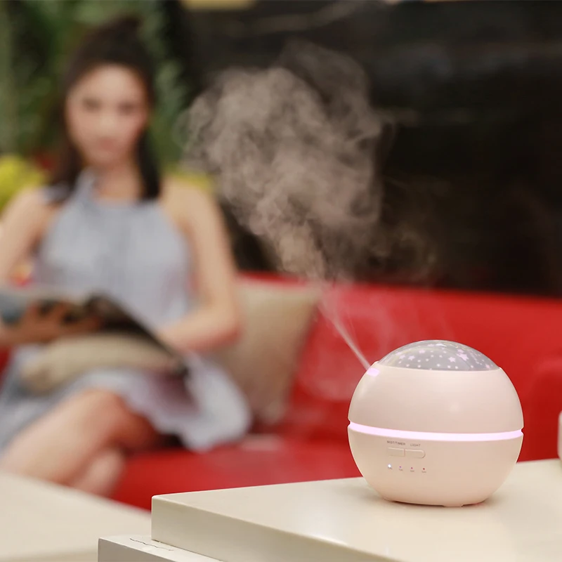  2017 Ultrasonic Aromatherapy Diffuser with flower Aroma Diffusers Cool Mist Humidifier for Office H