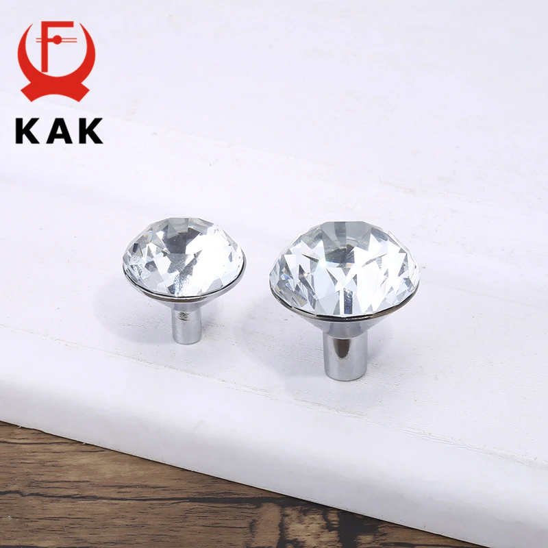 KAK Роскошные Алмазные Хрустальные Ручки для обувной коробки ручки шкафа дверные