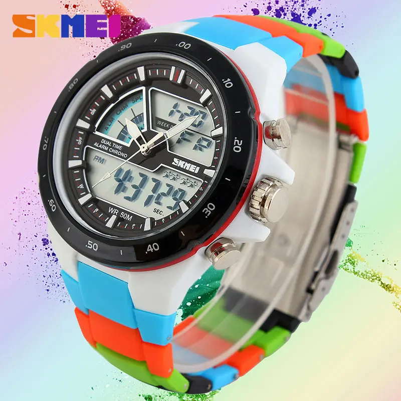 Cena SKMEI znani mężczyźni zegarki sportowe cyfrowy zegarek kwarcowy zegarki na rękę Alarm wodoodporny wojskowy Chrono Relogio Masculino zegar mężczyźni Sport