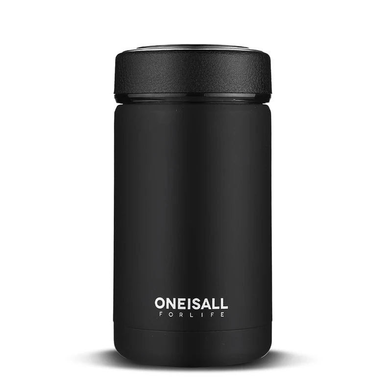 Вакуумные фляжки ONEISALL из нержавеющей стали термос с изоляцией 400 мл кофейная