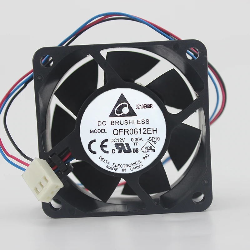 QFR0612EH 12V 0.30A 6CM 6025 PWM скоростной вентилятор охлаждения воздуха | Компьютеры и офис