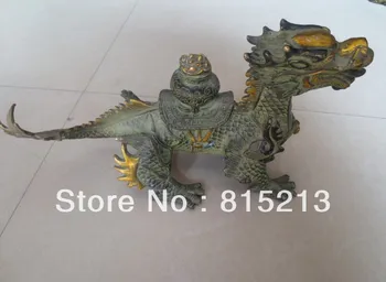 

wang 000203 The shape of the Chinese antique bronze sculpture DOUBLE MONEY Dragon