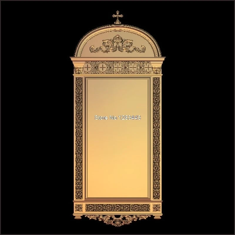 4pcs Window Decor 3D Model STL relief for cnc STL format Furniture Window Decor 3D STL format furniture decoration