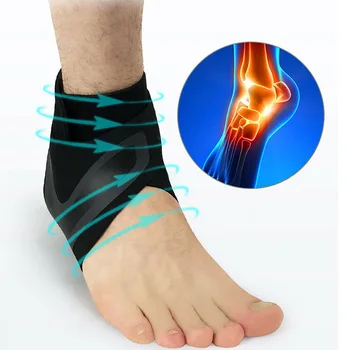 

Adjustable Elastic Ankle Sleeve Brace Foot Support Guard for Sports Running TK-ing