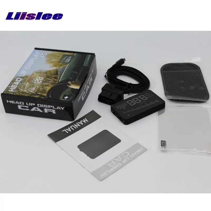 Liislee автомобилей HUD Head Up Дисплей для Renault Laguna 2/3-отражающий лобовое стекло Экран безопасного вождения Экран проектор