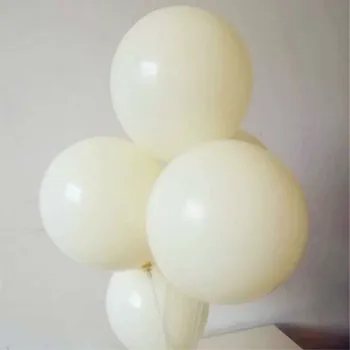 

Ivory white balloon 30pcs 12 inch 3.2g thick round ballons birthday party decorations adult ballon wedding supplies helium gas
