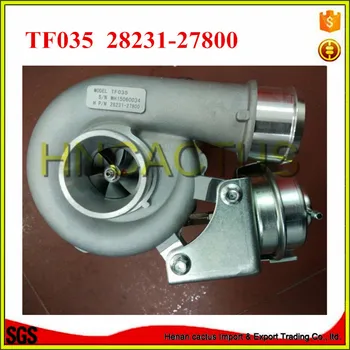 

TF035 diesel turbocharger 49135-07100 turbo charger 28231-27800 for Hyundai Santa Fe 2.2 CRDi D4EB turbo engine