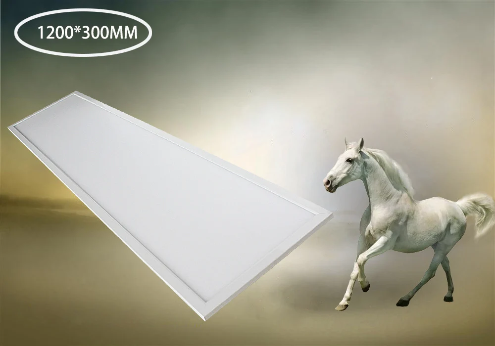 Material de Liga de Alumínio Branco e Moldura de Prata o Envio Gratuito de Venda Quente 6 Pçs e lote 300x1200mm 36 w Quadrado Levou Painel 3300lm 4 pçs lote 300x1200mm 36 w quadrado levou