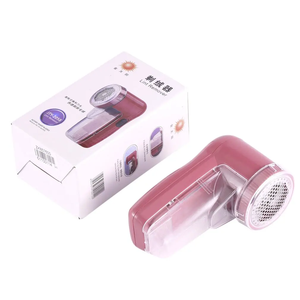 Household Electric Clothes Lint Remover Sweaters/Curtains/Carpets Clothing Machine Remove Pellets Compact 2 Batteries