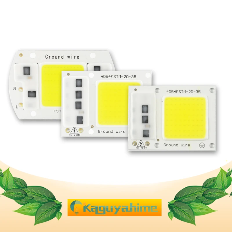 

LED COB Chip Lamp Bulb 100W 50W 30W 20W 5W Smart IC Driver DIY Spotlight Flood Light AC 110V 220V Smart IC Replace Lamp Bulb