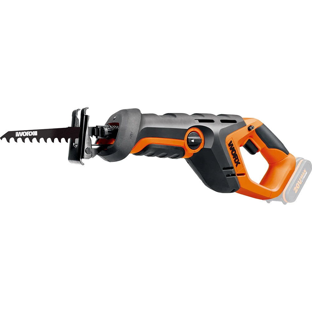 Сабельная пила аккумуляторная WORX WX508 20В 2 Ач x1 сумка