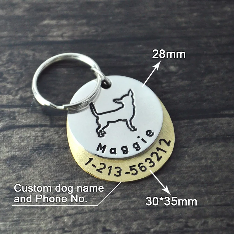 Персонализированные подвески для собак, собака породы Бигль тег, пользовательский идентификационный тег собаки, ручная штампованная идентификационная бирка собаки, выгравированное имя, номер