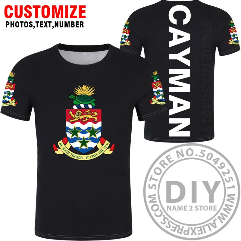 Футболка CAYMAN самодельная футболка с бесплатным именем и номером на заказ