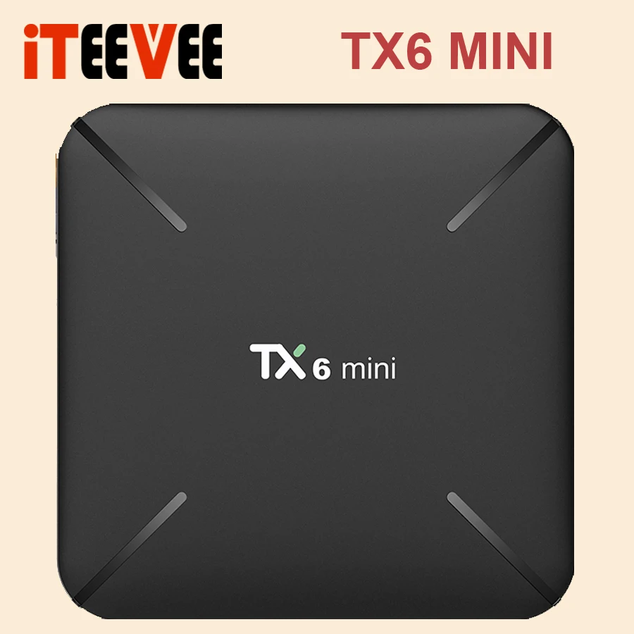 Tanix TX6 Мини Android 9,0 ТВ приставка Allwinner H6 2 Гб ОЗУ 16 Гб ПЗУ USB3.0 Поддержка 6 к H.265 2,4 ГГц WiFi медиаплеер ТВ приставка