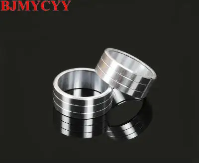 

BJMYCYY 2PCS/SET Automotive sound knob metal decorating ring For KIA Sportage KX5 2016-2017 Car styling