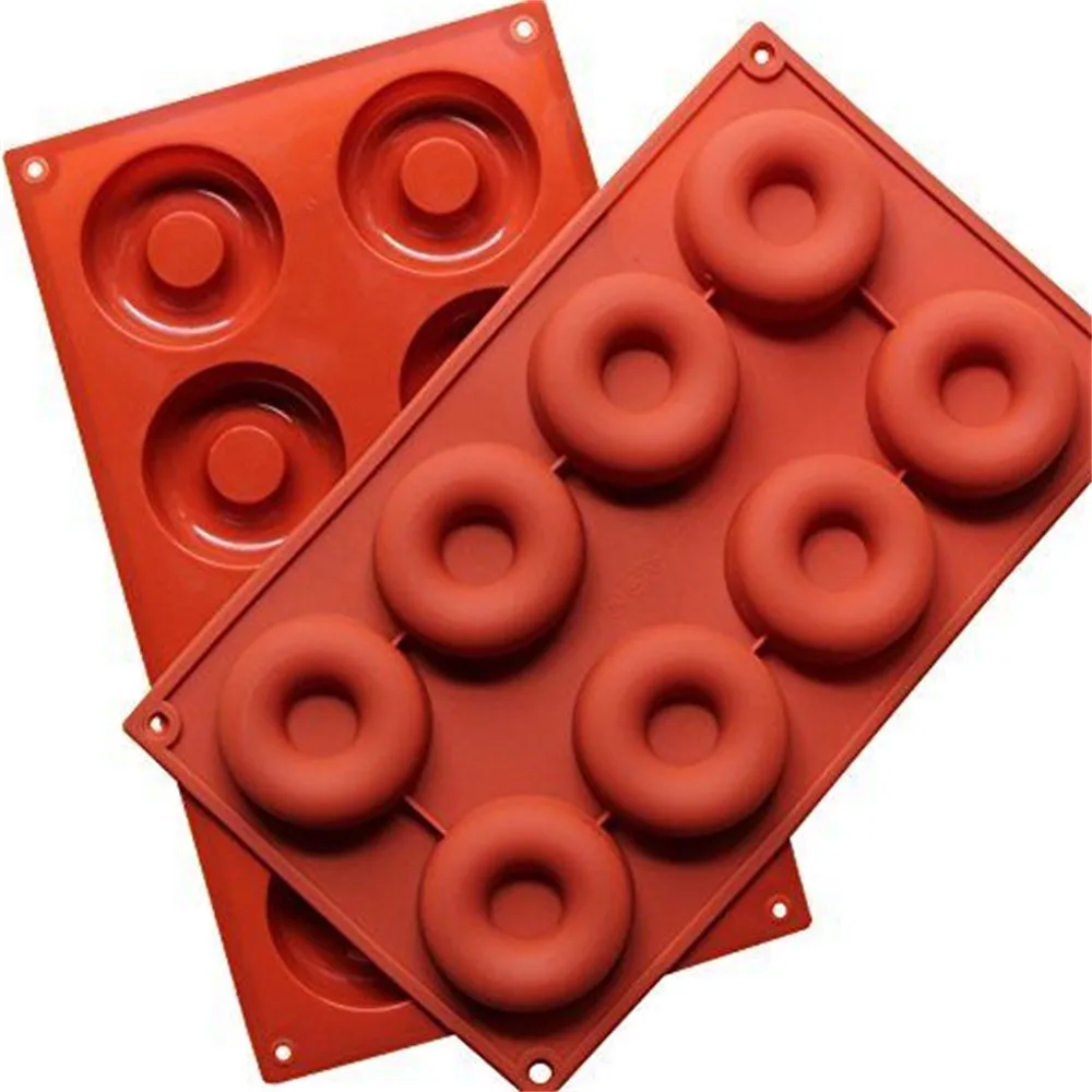 

8 Cavity Silicone Mini Donuts cake Mold Chocolate Biscuit Cake Cupcake Doughnut Mould Home Baking Dessert Kitchen tools